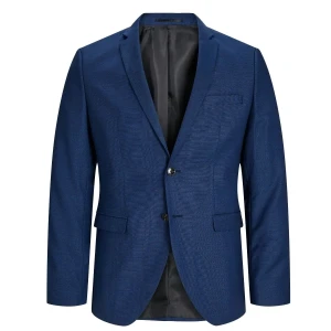 Duża męska marynarka Jack & Jones 12263988 ciemnoniebieska (72R) | 72R