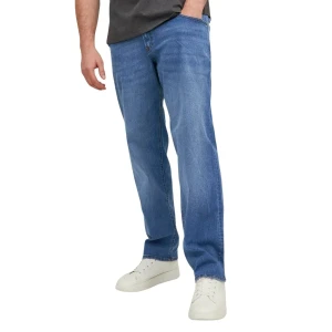 Duże męskie spodnie jeansowe Jack & Jones 12245638 ciemnoniebieskie (52R) | 52R