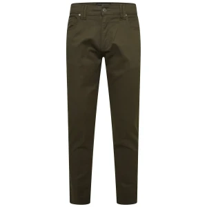 Duże męskie spodnie jeansy ze streczem Kam 265 khaki (46R) | 46R