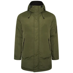 Duża męska kurtka z kapturem zimowa parka Kam KV140 khaki (8XL) | 8XL