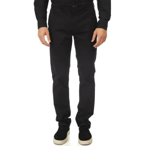 Duże męskie spodnie chinosy Double Urban Outfitters CP-4012 czarne (46R) | 46R