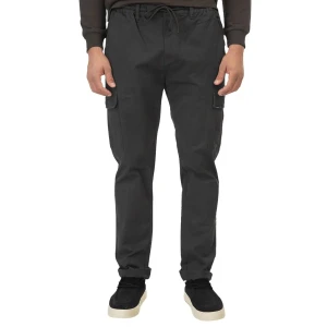 Duże męskie spodnie bojówki proste nogawki Double Urban Outfitters CCP-4014 ciemnoszare (46R) | 46R