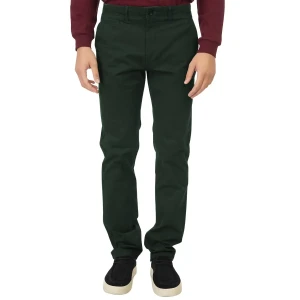 Duże męskie spodnie chinosy Double Urban Outfitters CP-4012 zielone (54R) | 54R