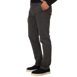 Duże męskie spodnie chinosy Double Urban Outfitters CP-4012 ciemnoszare (48R) | 48R