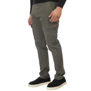 Duże męskie spodnie bojówki Double Urban Outfitters CCP-4001 khaki (44R) | 44R
