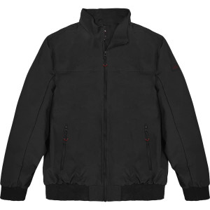 Duża męska kurtka przejściowa ze stójką Double Urban Outfitters MJK-2017 czarna (4XL) | 4XL