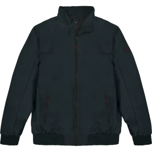 Duża męska kurtka przejściowa ze stójką Double Urban Outfitters MJK-2017 ciemnozielona (4XL) | 4XL