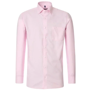 Duża męska elegancka gładka koszula długi rękaw NON IRON Casa Moda 344321400-400 jasnoróżowa (56R) | 56R