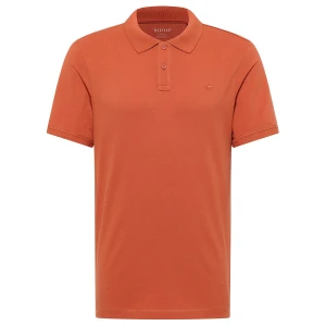 Duża męska koszulka polo gładka z kołnierzykiem Mustang 1016293-7105 pomarańczowa (4XL) | 4XL