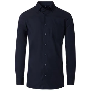 Duża męska elegancka gładka koszula długi rękaw NON IRON Casa Moda 344321400-102 granatowa (54R) | 54R