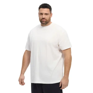 Duży męski T-shirt print na plecach koszulka z krótkim rękawem North Latitude 51320-0000 biała (7XL) | 7XL