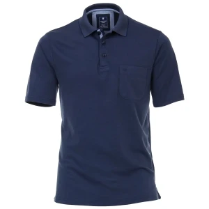 Duża męska koszulka polo gładka Redmond 912-100 granatowa (4XL) | 4XL