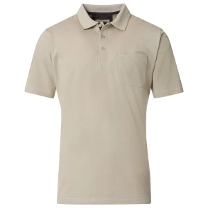 Duża męska koszulka polo gładka Redmond 912-200 beżowa (5XL) | 5XL