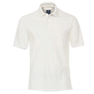 Duża męska koszulka polo gładka Redmond 912-01 biała (2XL) | 2XL