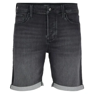 Duże męskie jeansowe krótkie spodenki Jack & Jones 12274054 czarne (48R) | 48R