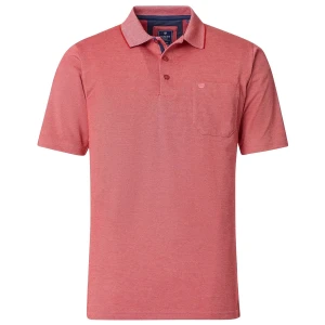 Duża męska koszulka polo gładka Redmond 912-56 koralowa (4XL) | 4XL