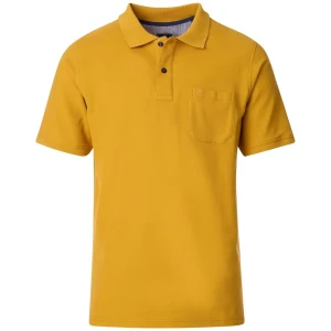 Duża męska koszulka polo z kołnierzykiem gładka Redmond 960-400 żółta (5XL) | 5XL