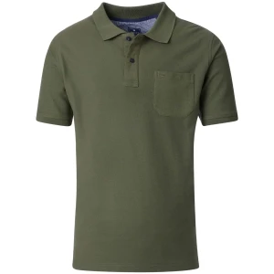 Duża męska koszulka polo z kołnierzykiem gładka Redmond 960-622 khaki (6XL) | 6XL