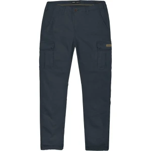 Duże męskie spodnie bojówki prosta nogawka Double Urban Outfitters CCP-4026 granatowe (44R) | 44R