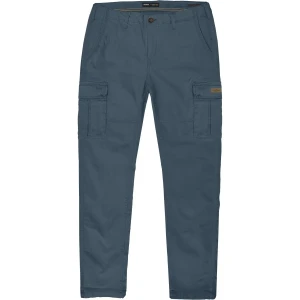Duże męskie spodnie bojówki prosta nogawka Double Urban Outfitters CCP-4026 ciemnoniebieskie (48R) | 48R