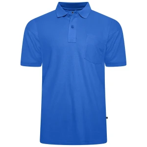 Duża męska gładka koszulka polo Kam 501AS niebieska (3XL) | 3XL