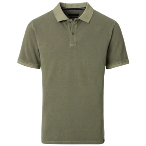 Duża męska koszulka polo z kołnierzykiem gładka Casa Moda 954438100-336 khaki (5XL) | 5XL
