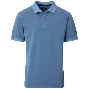 Duża męska koszulka polo z kołnierzykiem gładka Casa Moda 954438100-161 ciemnoniebieska (5XL) | 5XL