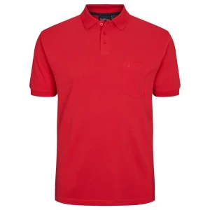 Koszulka polo dla wysokiego mężczyzny (TALL) North Latitude 99011T-0300 czerwona (6XLT) | 6XLT