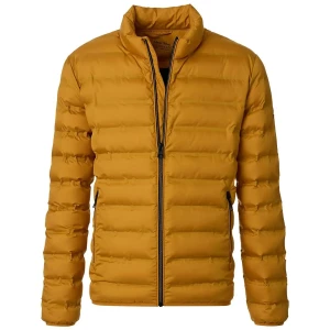 Duża męska kurtka pikowana ze stójką Redmond 105-400 musztardowa (4XL) | 4XL