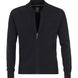 Duży rozpinany męski sweter Redmond 685-11 granatowy (4XL) | 4XL