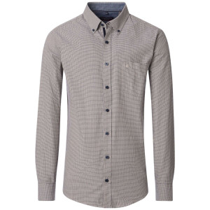 Duża męska koszula długi rękaw Casa Moda 454484100-600 beżowa (3XL) | 3XL