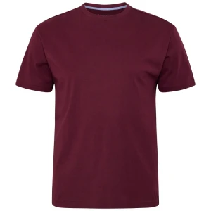 Duży męski t-shirt z krótkim rękawem North Latitude 53107-0380 bordowy (3XL) | 3XL
