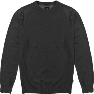 Duży męski sweter gładki wkładany przez głowę Double Urban Outfitters KNIT-8019 ciemnoszary (4XL) | 4XL