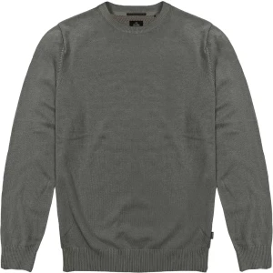Duży męski sweter gładki wkładany przez głowę Double Urban Outfitters KNIT-8019 szary (4XL) | 4XL