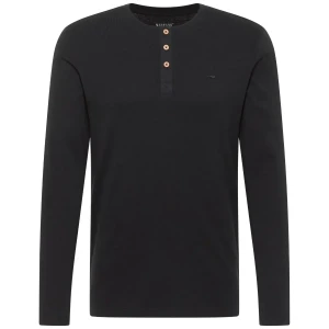 Duża męska koszulka z długim rękawem longsleeve Mustang 1014698-4142 czarna (6XL) | 6XL