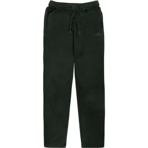 Duże męskie spodnie dresowe z prostą nogawką Double Urban Outfitters MPAN-6030 ciemnozielone (4XL) | 4XL