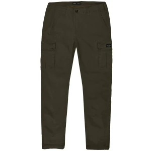 Duże męskie spodnie bojówki CCP-4065 khaki (46R) | 46R