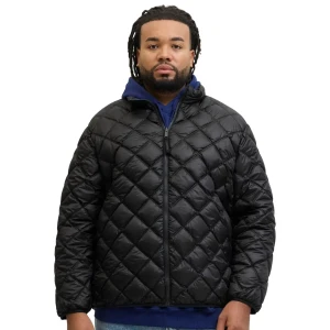 Duża męska kurtka przejściowa Jack & Jones 12288236 grafitowa (5XL) | 5XL