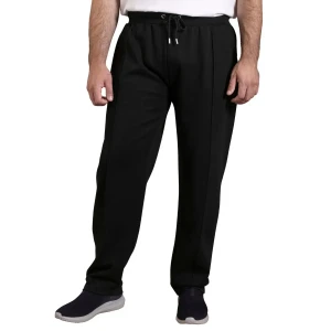 Duże męskie spodnie dresowe prosta nogawka Duke D555 Kingswood ciemnogranatowe (3XL) | 3XL