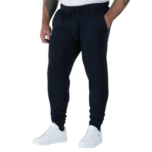 Duże męskie spodnie dresowe ze ściagaczami Duke D555 Brandon granatowe (3XL) | 3XL