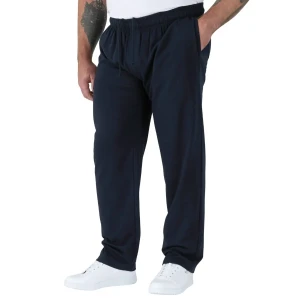 Duże męskie spodnie dresowe proste nogawki Duke D555 Rory granatowe (2XL) | 2XL