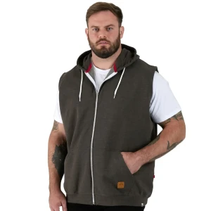 Duża męska bluza bezrękawnik Duke D555 Blake szary (3XL) | 3XL