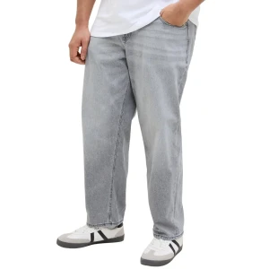 Duże męskie spodnie jeansowe Jack & Jones 12267851 jasnoszare (40R) | 40R