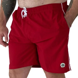 Duże męskle spodenki kąpielowe Duke D555 Yarrow czerwone (2XL) | 2XL
