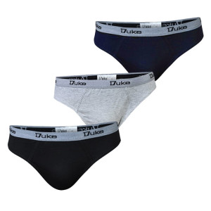 Bielizna męska slipy Duke Brief 3 szt multi (2XL) | 2XL