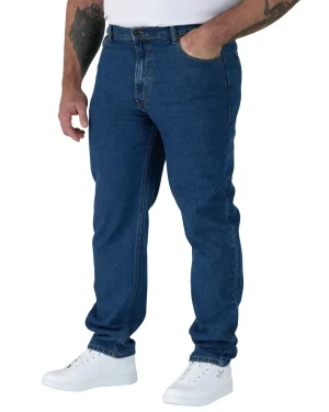 Duże męskie spodnie jeansy Duke Rockford Comfort niebieskie (52L) | 52L