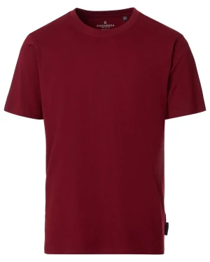 Duża męska koszulka gładka t-shirt Casa Moda 4200-401 głęboka czerwień (4XL) | 4XL