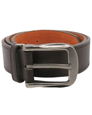 Męski duży pasek Duke D555 Harrison 3,9 cm brązowy (44R) | 44R