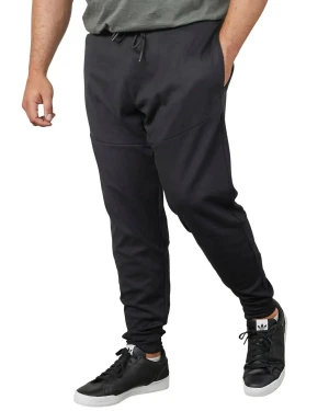 Duże męskie spodnie dresowe ze ściągaczem North Latitude 61343-0099 czarne (5XL) | 5XL