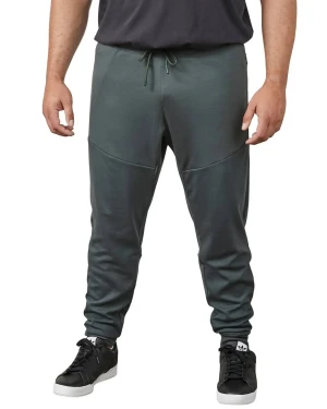 Duże męskie spodnie dresowe ze ściągaczem North Latitude 61343-2640 szarozielone (3XL) | 3XL